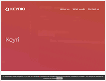 Tablet Screenshot of keyrio.fr